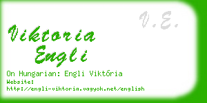 viktoria engli business card